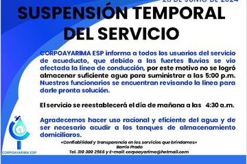 suspensión